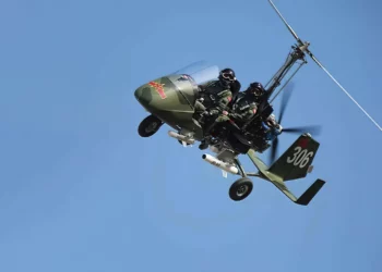 China hace alarde de sus girocópteros “cazatanques”