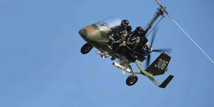 China hace alarde de sus girocópteros “cazatanques”