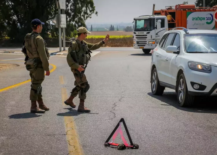 Israel reabre algunas carreteras en zonas cercanas a la frontera con Gaza