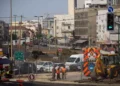 Tel Aviv sufrirá un tráfico más intenso debido a las obras del tren ligero