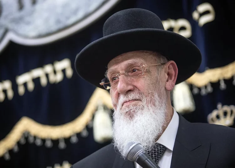 El líder de Shas, el rabino Shalom Cohen, fallece a los 91 años