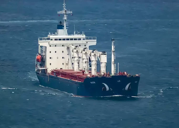 Primer buque de cereales de Ucrania autorizado para salir del mar Negro