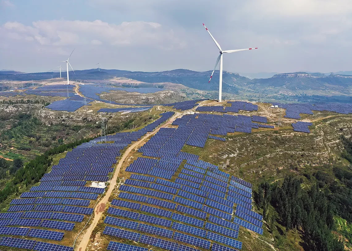 China representa casi la mitad de la capacidad mundial de energía renovable