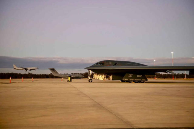 El 20% de los bombarderos B-2 de la USAF están desplegados en el extranjero