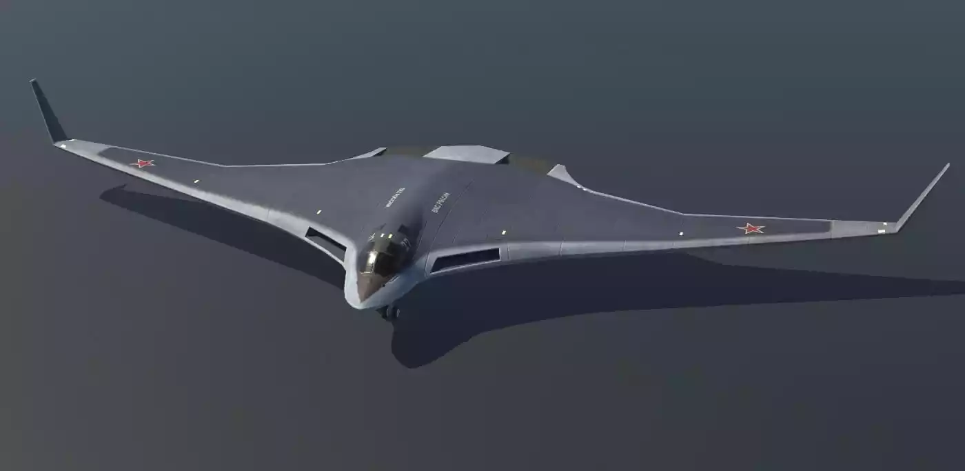 ¿Imitación del B-2 Spirit? Se publica el primer diseño del bombardero furtivo de Rusia