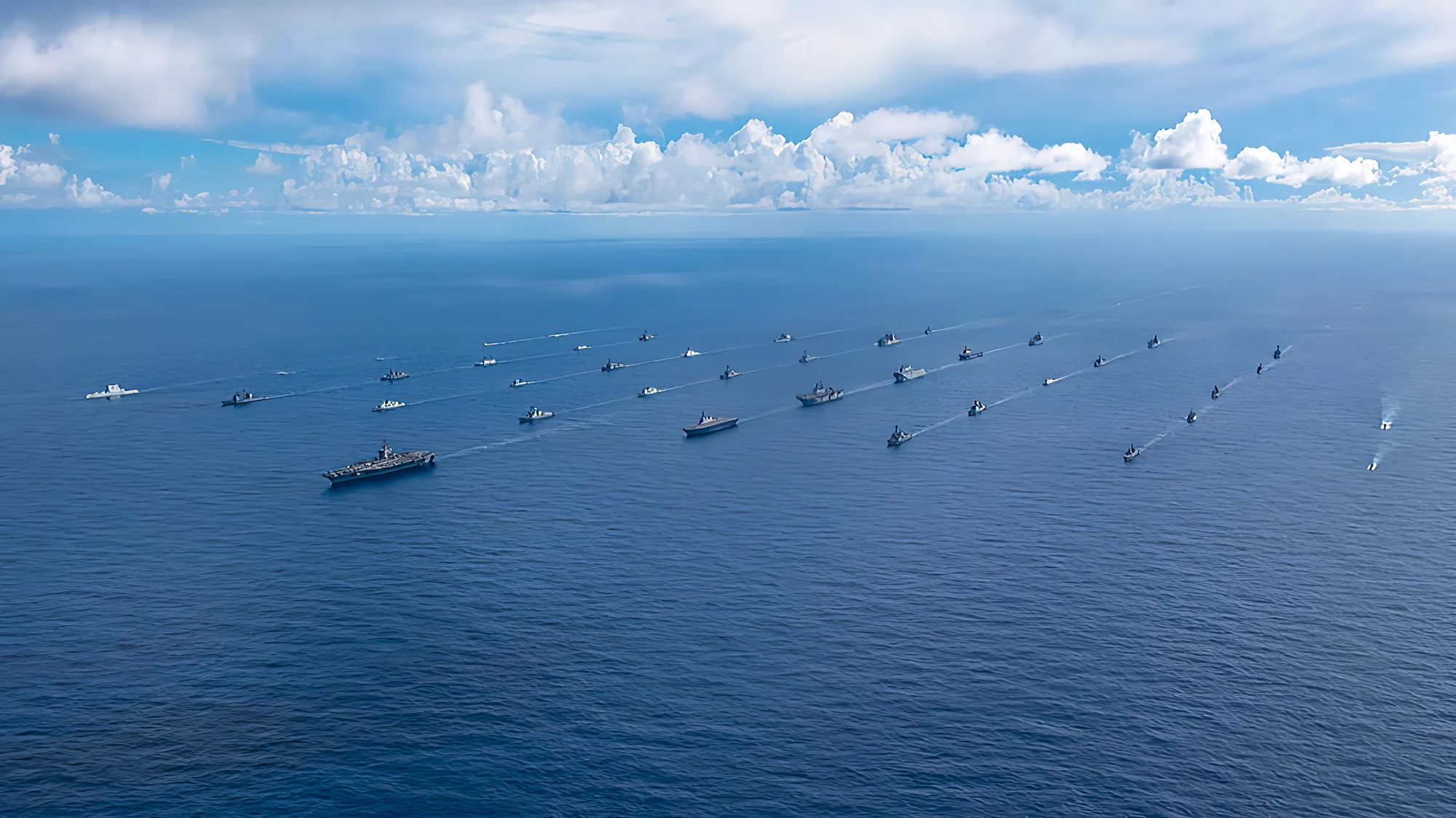 China espió los ejercicios navales más grandes del mundo