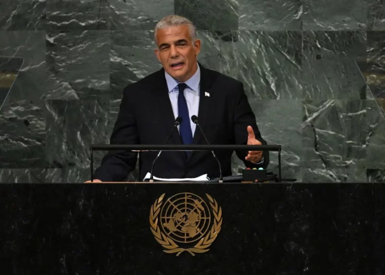 Texto completo del discurso de Yair Lapid en la Asamblea General de la ONU 2022
