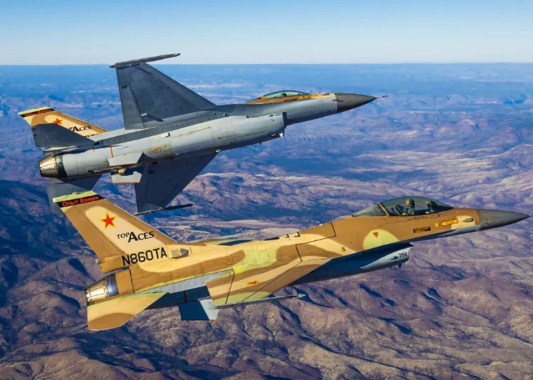 Pilotos de la USAF entrenarán con cazas F-16 de Israel