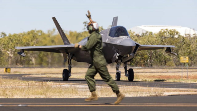Los cazas furtivos F-35B debutan en el ejercicio Pitch Black de Australia