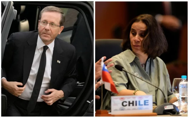 Canciller chilena se disculpa con Herzog por el rechazo de las credenciales del enviado israelí