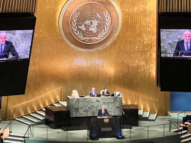 En la ONU: Lapid pide una “solución de dos Estados” para el conflicto árabe-israelí