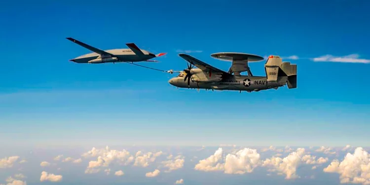 Boeing demuestra la utilidad del MQ-25 como dron de vigilancia