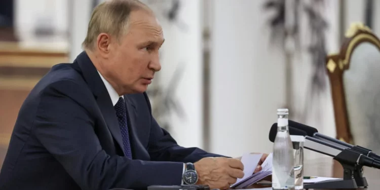 Putin inicia una ceremonia sobre la anexión de territorio ucraniano