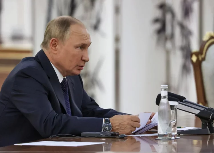 Putin inicia una ceremonia sobre la anexión de territorio ucraniano