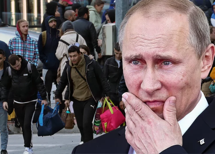 Los rusos corren y se esconden de los reclutadores de Putin