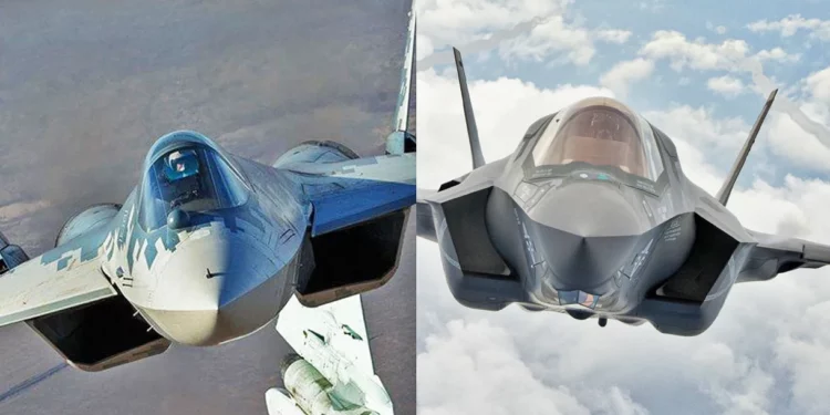 ¿Es el Su-57 ruso mejor que los cazas F-22 y F-35?