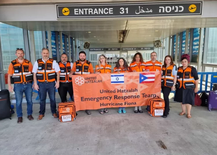 Delegación israelí llega a Puerto Rico para ayudar a los sobrevivientes del huracán Fiona
