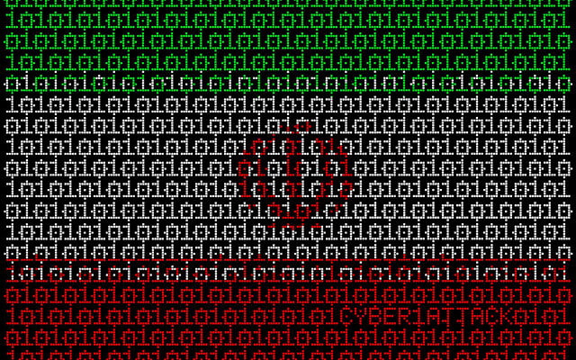 Ilustrativo: Una bandera iraní hecha con código binario. (Sergio Lacueva/iStock Photo by Getty Images)