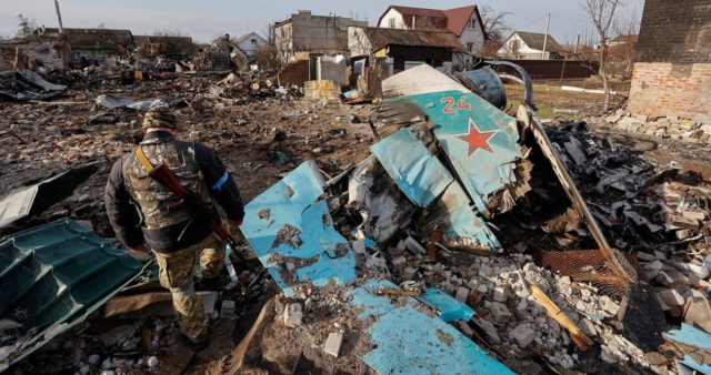 La Fuerza Aérea de Rusia está muriendo de alguna manera en Ucrania