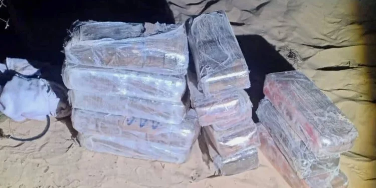Las FDI incautan drogas por valor de 3,5 millones de NIS en la frontera egipcia