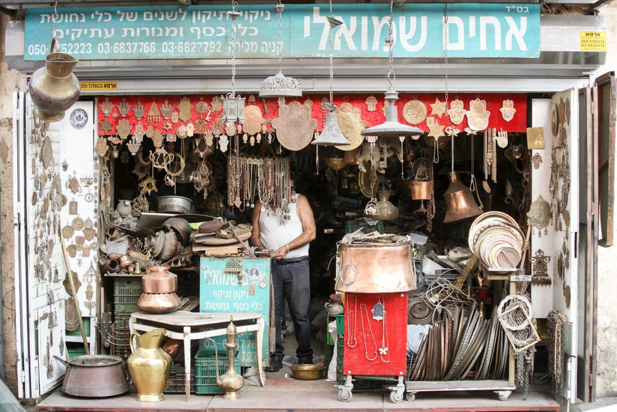 4 extravagantes hallazgos en el mercadillo de Jaffa en Israel