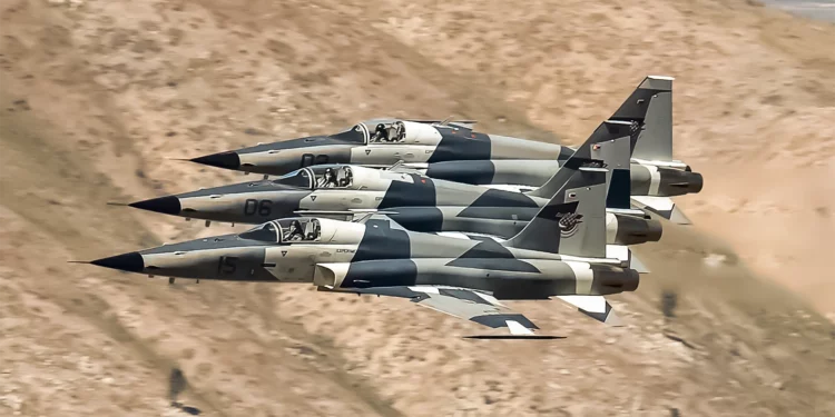 El F-5 Aggressor adquiere un sistema de búsqueda y seguimiento por infrarrojos