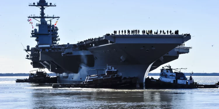 Ford: El mayor y más caro portaaviones de la Armada por fin ha zarpado