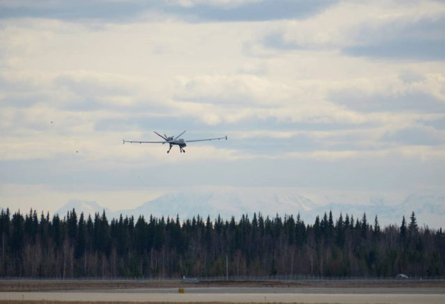 Estados Unidos vuela su dron MQ-9 Reaper tras las líneas enemigas en simulacros