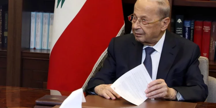 El presidente del Líbano confía en que el acuerdo marítimo con Israel sea posible en unos días