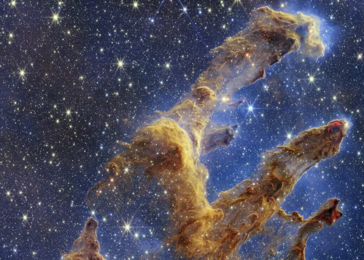 El telescopio Webb capta la primera imagen de los icónicos “Pilares de la Creación”