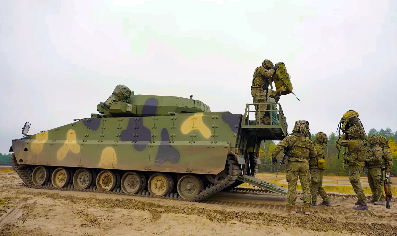 Polish Army Evaluates Redback Combat Vehicle