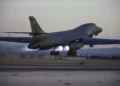 Bombarderos B-1B de la USAF regresa a Guam para operaciones de entrenamiento