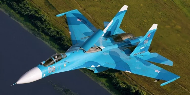 Su-27 de Rusia estuvo a punto de derribar un avión espía británico