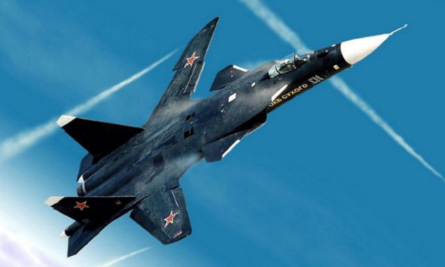 Rusia utiliza el Su-47 para desarrollar vehículos aéreos no tripulados de combate