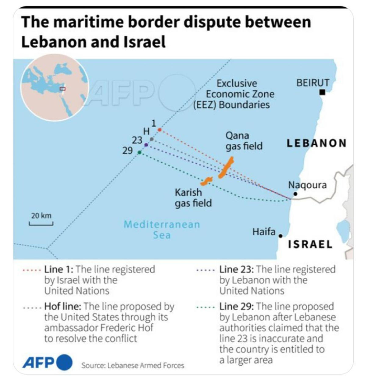 Líbano Acepta Oficialmente El Acuerdo Marítimo Con Israel 9834