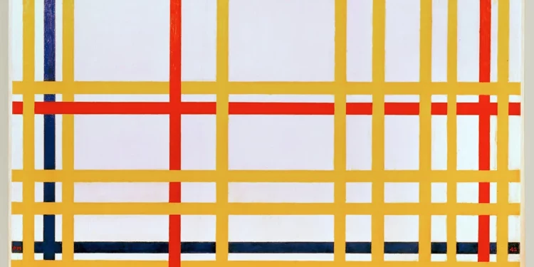 Una obra de Mondrian expuesta al revés durante 75 años