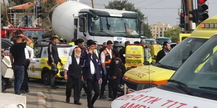 Un niño de 10 años muere atropellado por un camión en Jerusalén