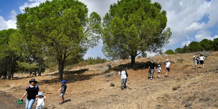 Récord de 1,5 millones de israelíes visitaron parques nacionales durante las vacaciones de Sucot