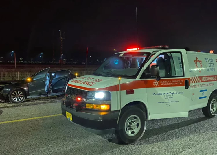 Un muerto y 12 heridos en accidentes vehiculares en Israel