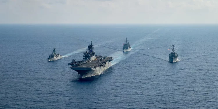 Estados Unidos, Japón y Canadá inician ejercicios navales en el Pacífico