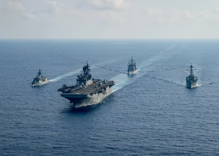 Estados Unidos, Japón y Canadá inician ejercicios navales en el Pacífico