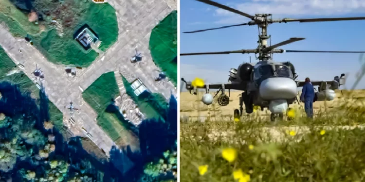 Saboteadores explotaron helicópteros rusos Ka-52