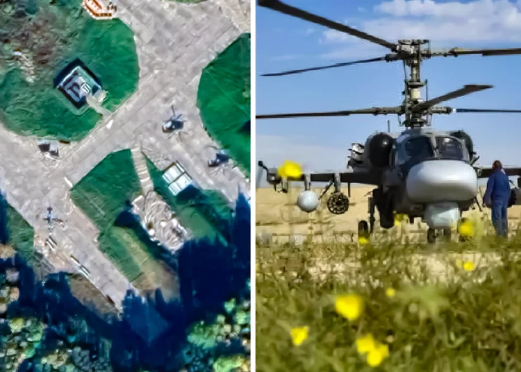 Saboteadores explotaron helicópteros rusos Ka-52