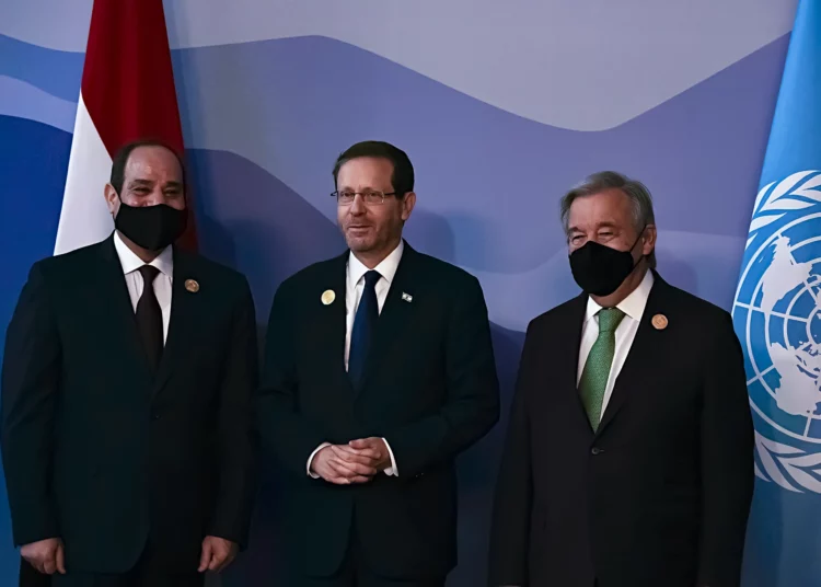 El presidente de Israel llega a la COP27