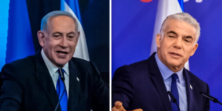 Lapid felicita a Netanyahu por su triunfo electoral
