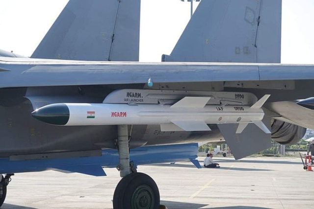 La India armará sus cazas Su-30 con misiles antirradiación autóctonos