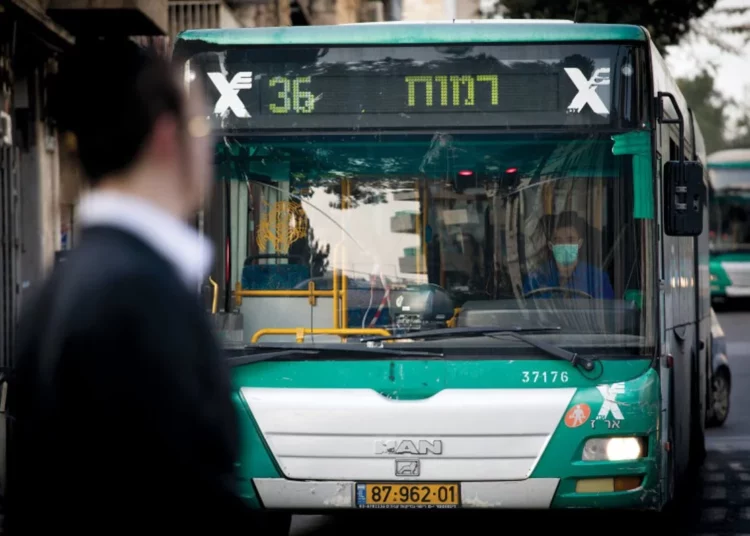 Los autobuses autónomos llegan a las calles de Israel