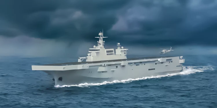 El primer buque de asalto anfibio tipo 075 de China completa su evaluación de entrenamiento