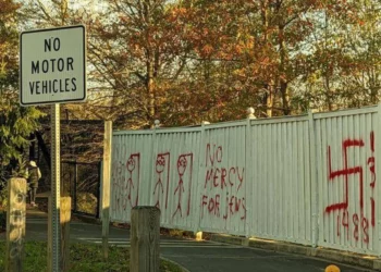 Pintan grafitis antisemitas en una tranvía de Maryland