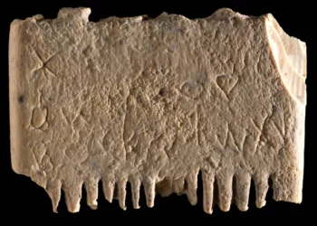 Hallan un peine de marfil del año 1700 a.C. en Tel Lachish